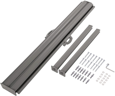Telhado de tela lateral de pátio duplo retrátil com operação manual Material de poliéster