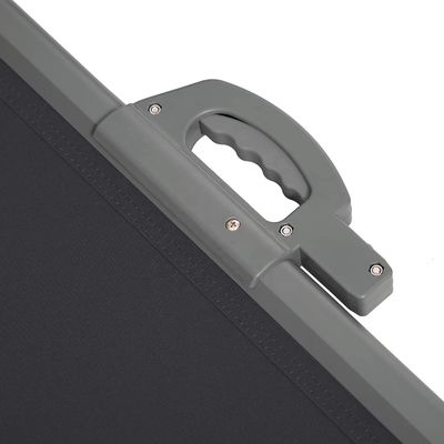 Material de vela Poliéster Telhado lateral retrátil para tela de privacidade ao ar livre 63 " x 118