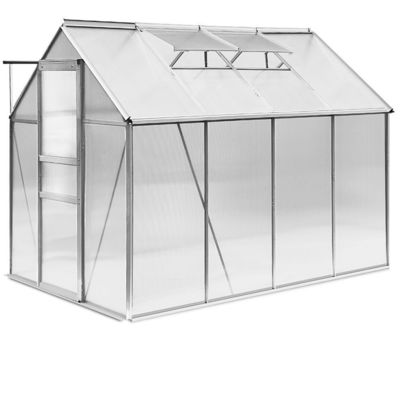 Não revestido Quadro de acabamento 6ft X 8ft Grande jardim estufa para jardinagem ao ar livre
