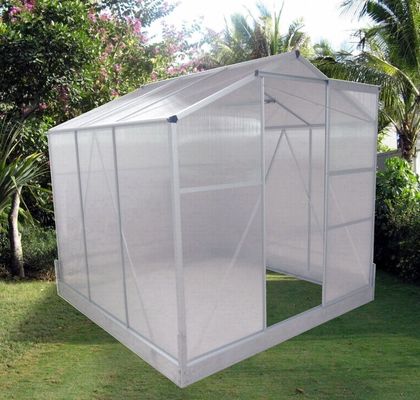 Não revestido Quadro de acabamento 6ft X 8ft Grande jardim estufa para jardinagem ao ar livre
