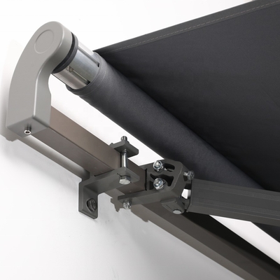 Parede de apoio 3x2m Retrátil Manual Telhado Janela Porta Sombra de Sol Canopy com acessórios e manivela