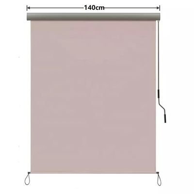 Balcão Proteção solar e da privacidade Mecanismo de manivela manual Vertical Outdoor Roller Blind