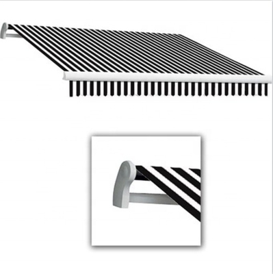 300*200CM Braço articulado Toldo solar retrátil com manivela manual e ajuste de ângulo