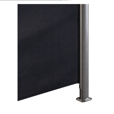 Material de vela de poliéster para exterior, sombra lateral, vedação de privacidade com toldo lateral retrátil