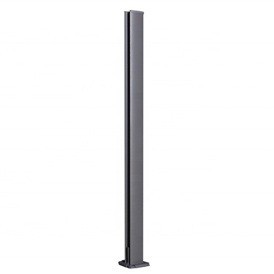 Material de vela de poliéster para exterior, sombra lateral, vedação de privacidade com toldo lateral retrátil