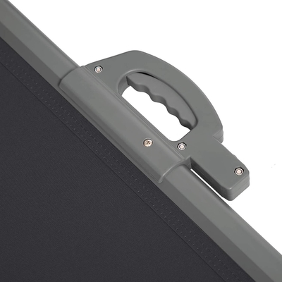 Material de vela de poliéster para exterior, sombra lateral, vedação de privacidade com toldo lateral retrátil