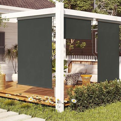 Proteção UV Ário de gotejamento com caixa de manivela manual para balcão e pátio Ário vertical