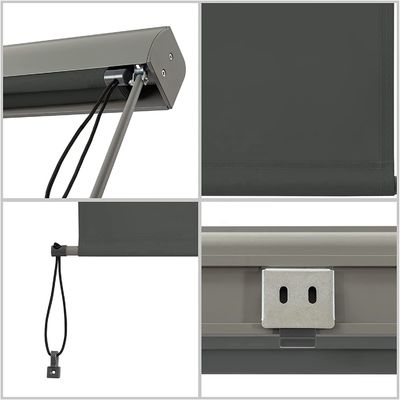 Proteção UV Ário de gotejamento com caixa de manivela manual para balcão e pátio Ário vertical