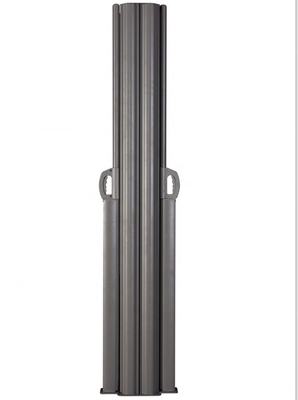 160*600cm Duplo Retrátil Ecrã de Vento Vertical Divididor de Privacidade com Quadro de Alumínio