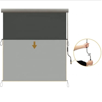 Balcão Proteção solar e proteção de janelas com toldos verticais de 160*250cm