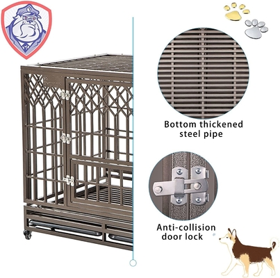 Cachoeira de cães de estimação de estilo moderno Cachoeiro de cães de aço pesado para tamanho médio a grande