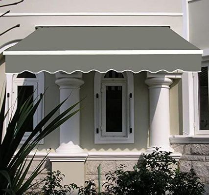 Quadro de alumínio revestido em pó Áreas exteriores Telhado retrátil 250*200 cm Telhado solar manual