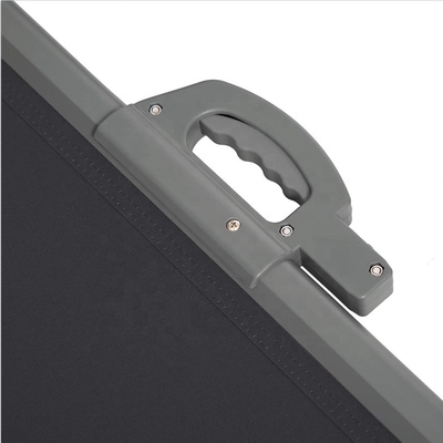 Telhado lateral retrátil e divisor de privacidade à prova d'água para terraço de jardim exterior