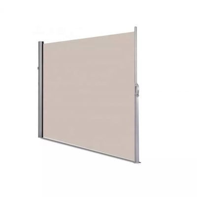 Material de vela de poliéster Retrátil exterior Retrovisor de vento dobrável para pátio de jardim
