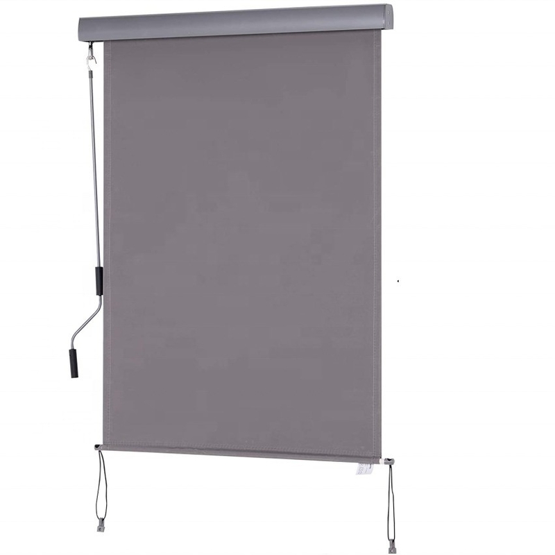 Área exterior para cortinas de rolos e cortinas de sombra com revestimento em pó Velo de acabamento 160 * 250cm